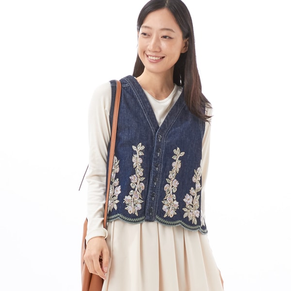 スーパーハッカ（SUPER HAKKA）/ライトオンスデニム スカラップ