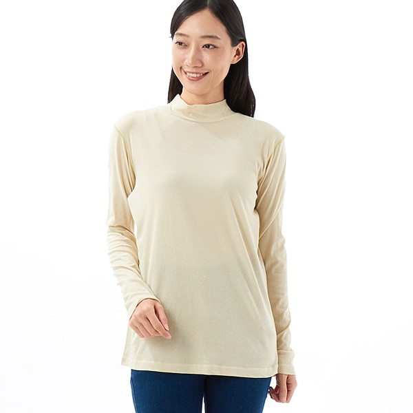 スーパーハッカ（SUPER HAKKA）/ロゴワンポイント刺繍 強撚天竺