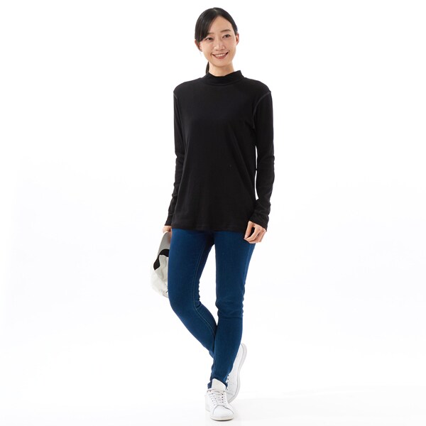 スーパーハッカ（SUPER HAKKA）/ロゴワンポイント刺繍 強撚天竺