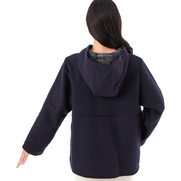 スーパーハッカ（SUPER HAKKA）/ウールレーヨンダブルフェイスフーディ