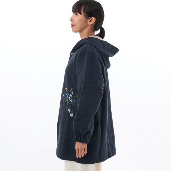 スーパーハッカ（SUPER HAKKA）/裏起毛裏毛ビドゥンガーデン刺繍