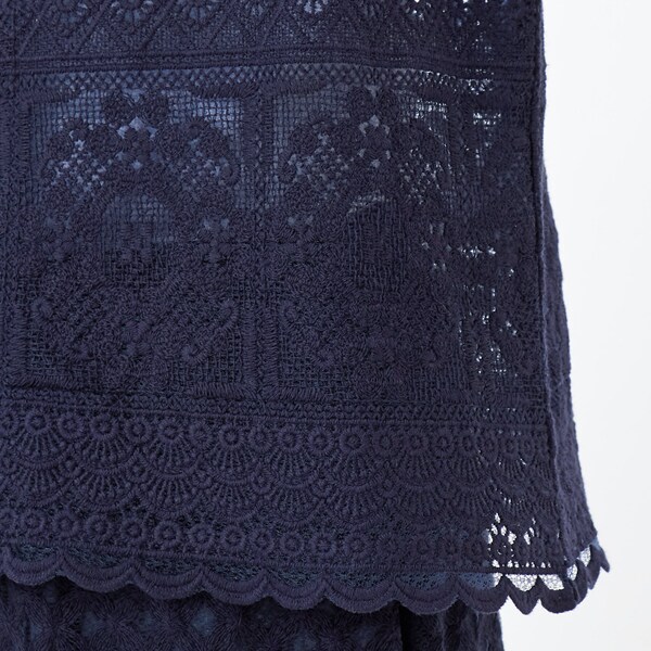 百貨店薄荷（SUPER HAKKA）/パネルエンブロイダリーレースキャミベスト