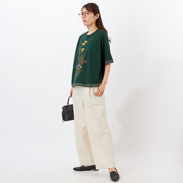 スーパーハッカ（SUPER HAKKA）/フローリーハグ刺繍Ｔシャツ_6