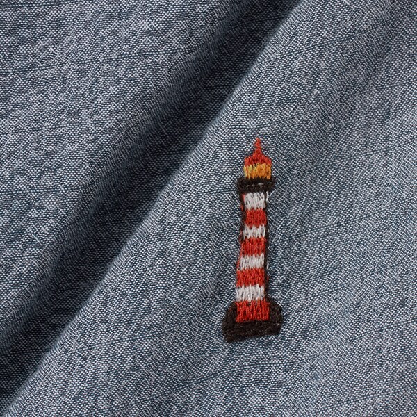 【NEW】スーパーハッカ（SUPER HAKKA）/SUPER HAKKA×マツモトヨーコ 「Lovely things」刺繍ワンピース(前開き)_9