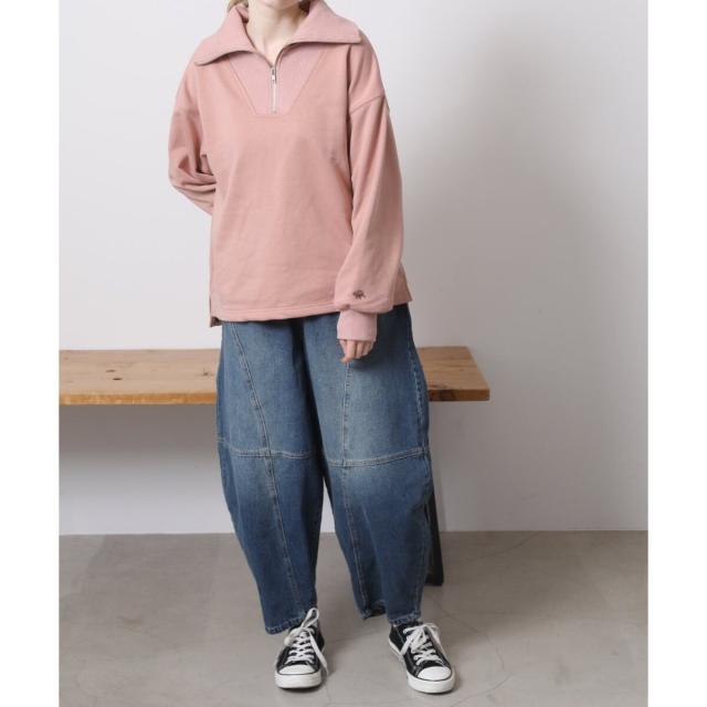 【トリプル✖️琉様】専用　お好み32★ ダブルネーム/ワンポイント恐竜刺しゅうハーフZIPプルオーバーの