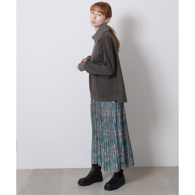 【希少コラボ】ウノピュウ × デル・ピエロ ハーフジップ プルオーバー グレー 希少コラボ】ウノピュウ × デル・ピエロ ハーフジップ プル