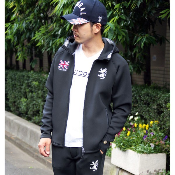 ニコルクラブフォーメン/Ａｄｍｉｒａｌ（アドミラル）別注ダンボールニットブルゾンアラカルト