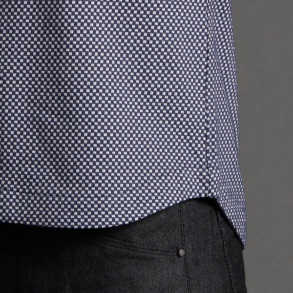 ニコルクラブフォーメン（NICOLE CLUB FOR MEN）/シアサッカー長袖