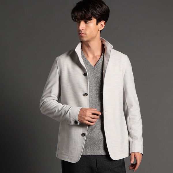 ニコルクラブフォーメン(NICOLE CLUB FOR MEN)/【22年モデル WEB限定再販売】スラブカルゼイタリアンカラージャケットの通販は