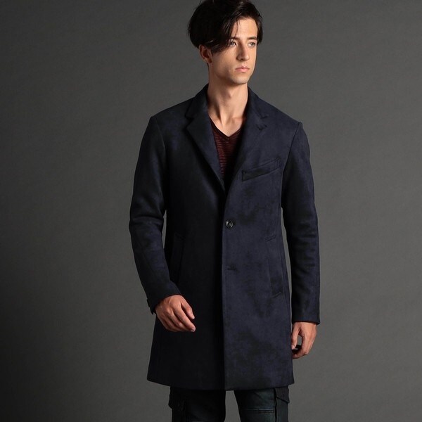 ニコルクラブフォーメン（NICOLE CLUB FOR MEN）/【22年モデル】スウェード調アラカルトコート_4