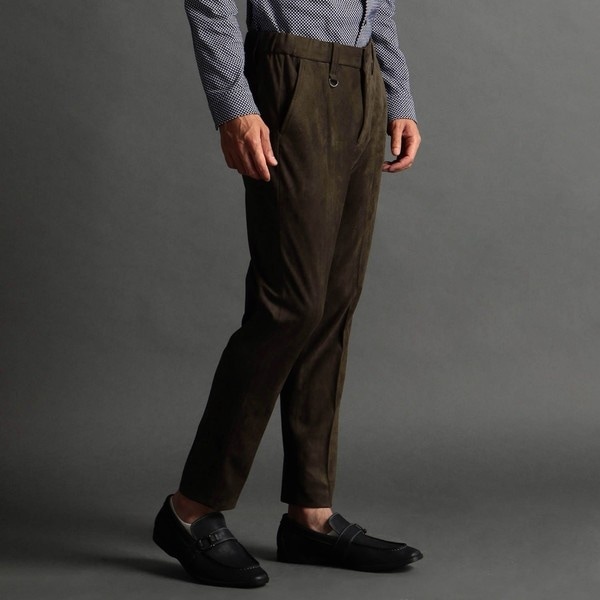 ニコルクラブフォーメン（NICOLE CLUB FOR MEN）/ストレッチニットスウェードイージーパンツ