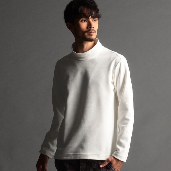 ニコルクラブフォーメン（NICOLE CLUB FOR MEN）/ライトスウェードポンチ モックネックプルオーバーの通販は 5,390円