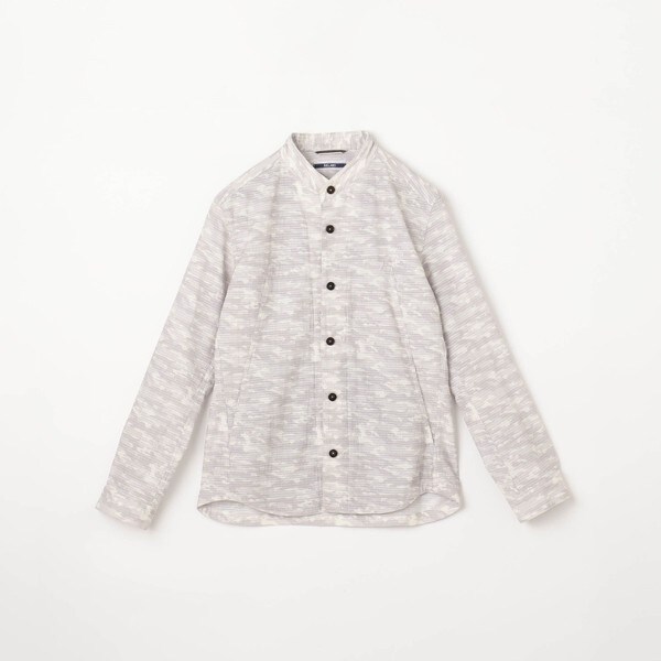 ニコルクラブフォーメン（NICOLE CLUB FOR MEN）/【RIELABO】カモフラデザインショートスタンドシャツ