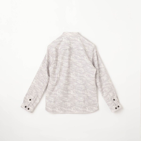 ニコルクラブフォーメン（NICOLE CLUB FOR MEN）/【RIELABO】カモフラデザインショートスタンドシャツ