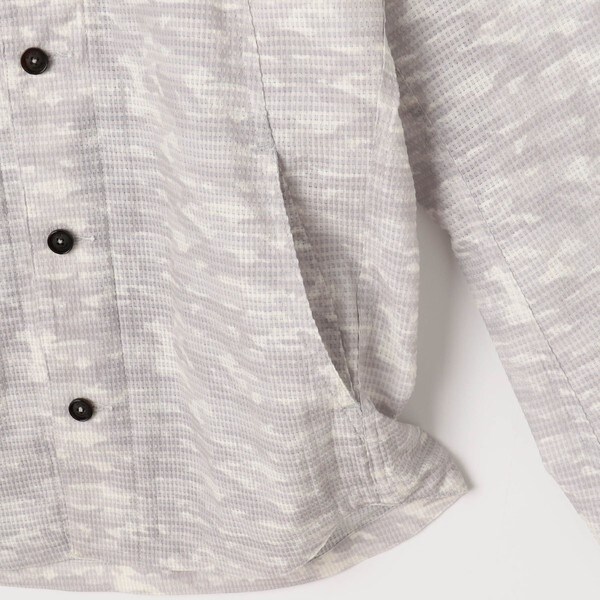 ニコルクラブフォーメン（NICOLE CLUB FOR MEN）/【RIELABO】カモフラデザインショートスタンドシャツ