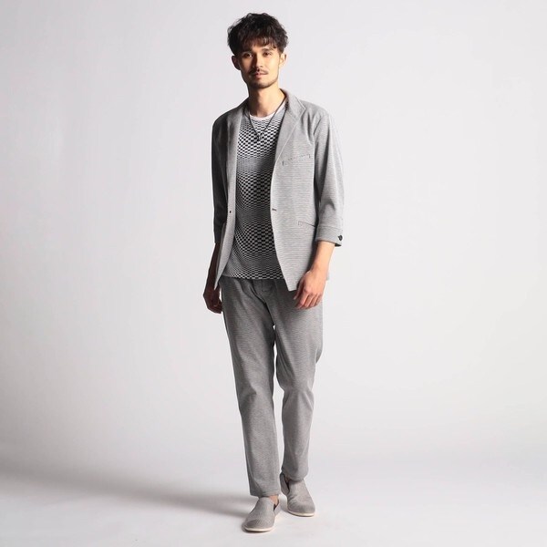 ニコルクラブフォーメン（NICOLE CLUB FOR MEN）/7分袖イタリアンカラージャケット_5