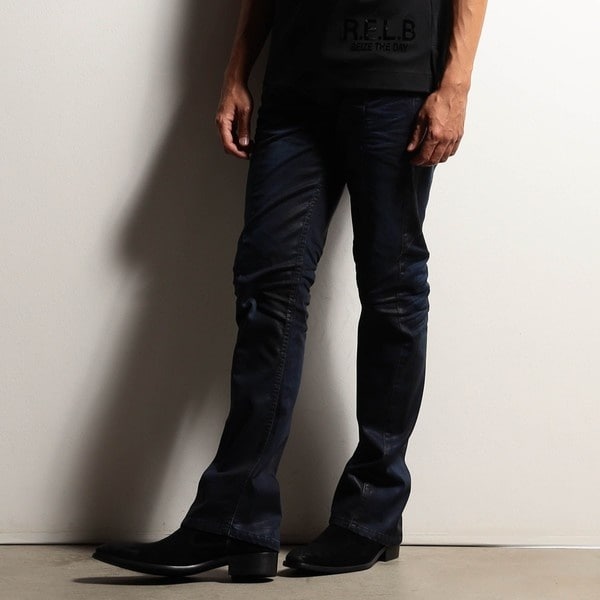 NICOLE CLUB FOR MEN 平成アーカイブ古着 ブラックデニムパンツ NICOLE CLUB FOR MEN 平成アーカイブ古着 ブラックデニムパンツ