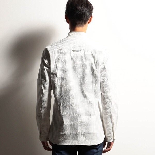 ニコルクラブフォーメン（NICOLE CLUB FOR MEN）/【RIELABO】ストレッチドビー スタンドシャツ_7