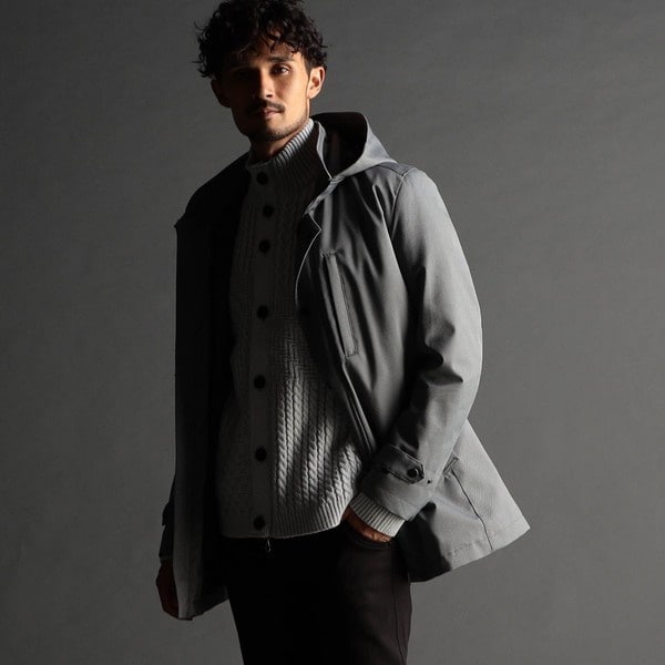 ニコルクラブフォーメン（NICOLE CLUB FOR MEN）/フード着脱3WAYスタンドコート