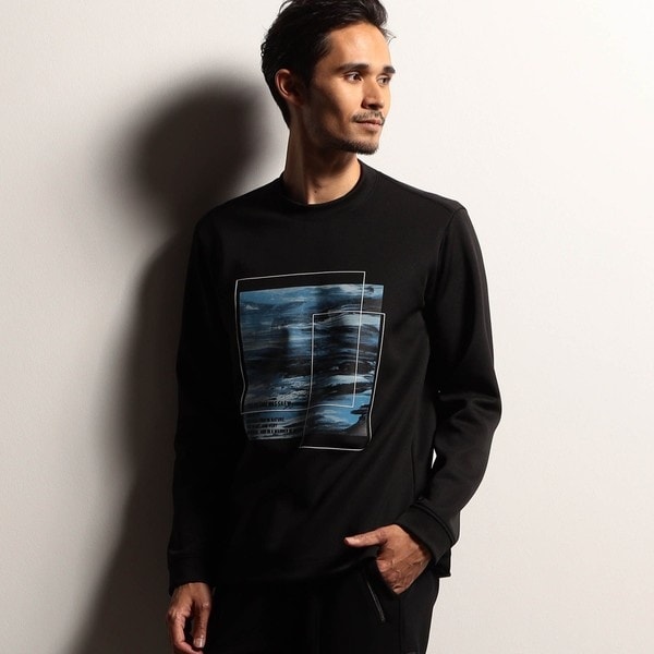 ニコルクラブフォーメン（NICOLE CLUB FOR MEN）/【RIELABO】グラフィックプリントクルーネック長袖Ｔシャツ_3