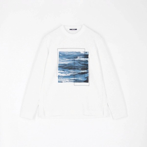 ニコルクラブフォーメン（NICOLE CLUB FOR MEN）/【RIELABO】グラフィックプリントクルーネック長袖Ｔシャツ_15
