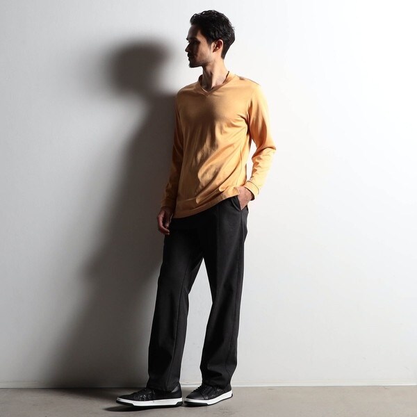 ニコルクラブフォーメン（NICOLE CLUB FOR MEN）/【RIELABO】レザーライクジャージ　イージーパンツ_2