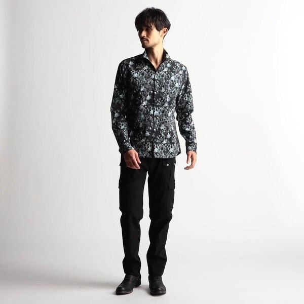 ニコルクラブフォーメン（NICOLE CLUB FOR MEN）/ガムストレッチ　デザインカーゴパンツ_6