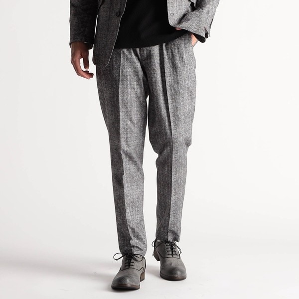 ニコルクラブフォーメン（NICOLE CLUB FOR MEN）/ブライトシャンブレー イージースラックス