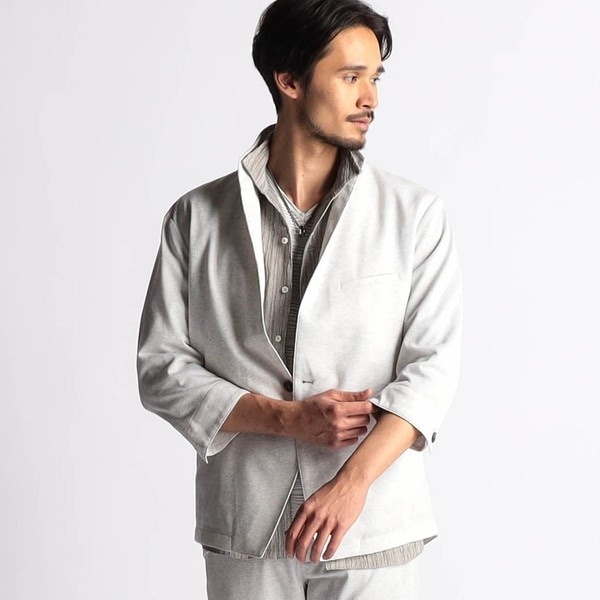 ニコルクラブフォーメン（NICOLE CLUB FOR MEN）/7分袖イタリアン