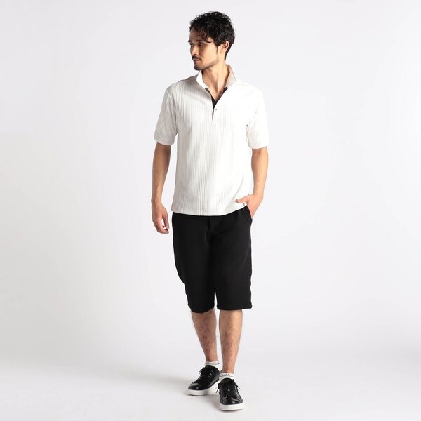 ニコルクラブフォーメン（NICOLE CLUB FOR MEN）/【25年モデル EC限定再販売】【NICOLE SPORTS】ブリスターチェックスタンドポロシャツ_4