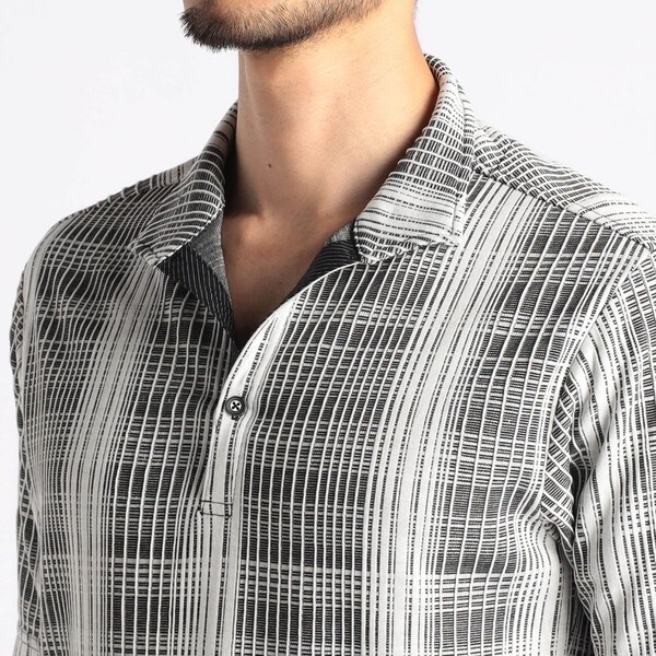 ニコルクラブフォーメン（NICOLE CLUB FOR MEN）/【25年モデル EC限定再販売】【NICOLE SPORTS】ブリスターチェックスタンドポロシャツ_11
