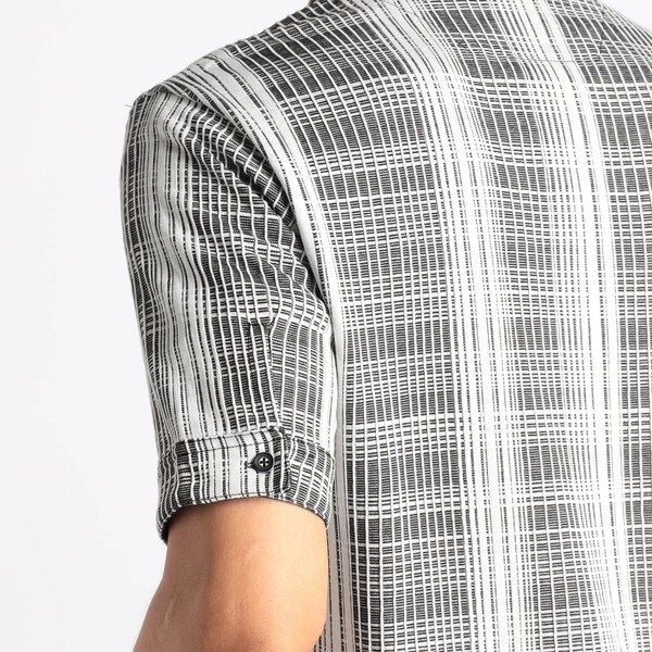 ニコルクラブフォーメン（NICOLE CLUB FOR MEN）/【25年モデル EC限定再販売】【NICOLE SPORTS】ブリスターチェックスタンドポロシャツ_14