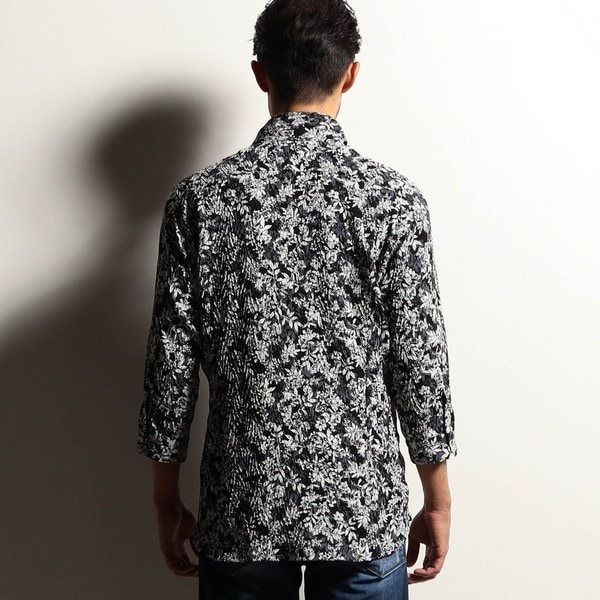 ニコルクラブフォーメン（NICOLE CLUB FOR MEN）/【RIELABO】アラカルトワッシャープリントシャツ_8
