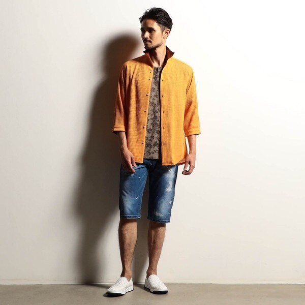 ニコルクラブフォーメン（NICOLE CLUB FOR MEN）/【RIELABO】トロンプルイユ デニムプリント_2