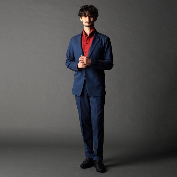 ニコルクラブフォーメン（NICOLE CLUB FOR MEN）/ヘリンボンハイストレッチセットアップパンツ_5