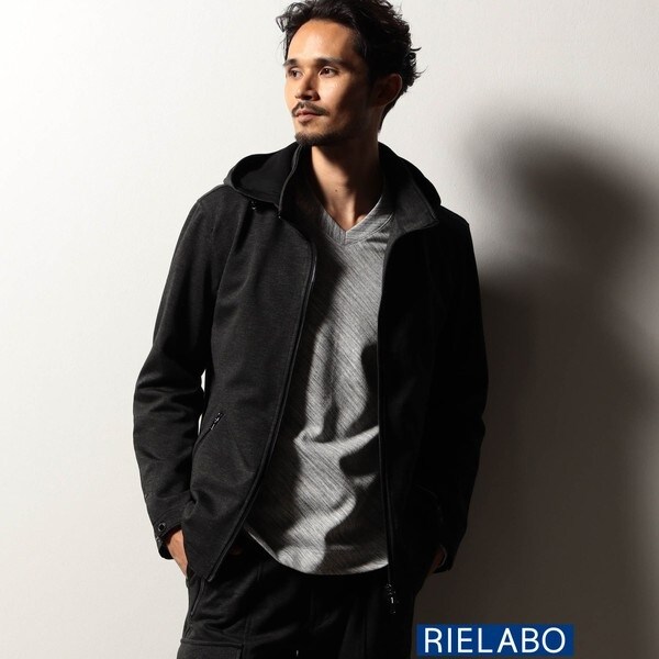 ニコルクラブフォーメン（NICOLE CLUB FOR MEN）/【RIELABO】ボンディングスタンドブルゾン