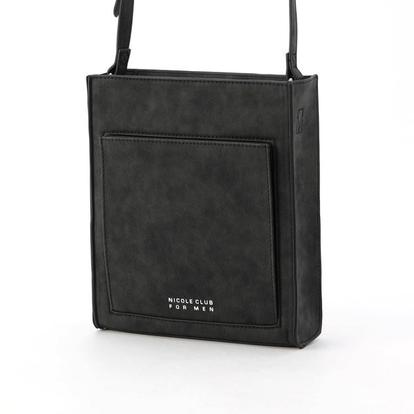 ニコルクラブフォーメン（NICOLE CLUB FOR MEN）/スクエアショルダーミニバッグ