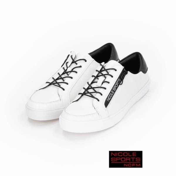 ニコルクラブフォーメン（NICOLE CLUB FOR MEN）/【NICOLE SPORTS】サイドパンチングスニーカー