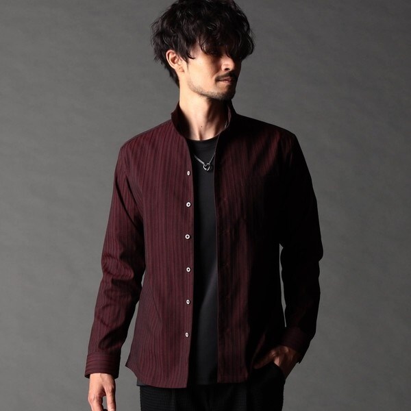 新品▼ ニコルクラブフォーメン NICOLE CLUB FOR MEN▼ 吸汗速乾 ワイヤー衿 半袖 バイアスストライプポロシャツ48(L)WHT