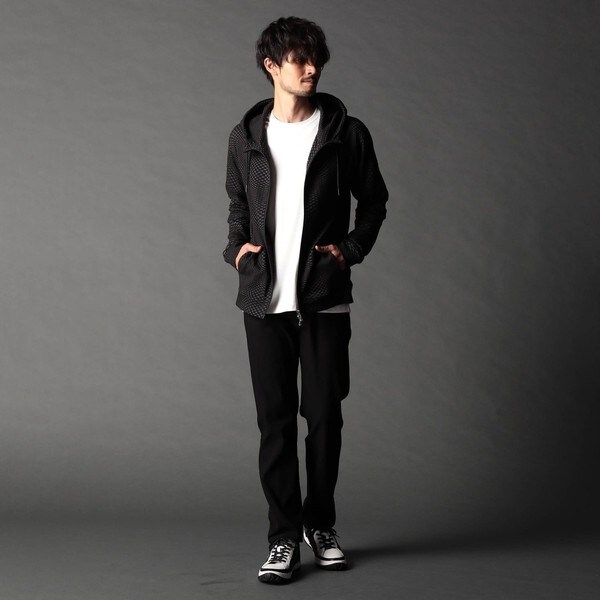 ニコルクラブフォーメン（NICOLE CLUB FOR MEN）/ジオメトリックジップアップパーカー_4