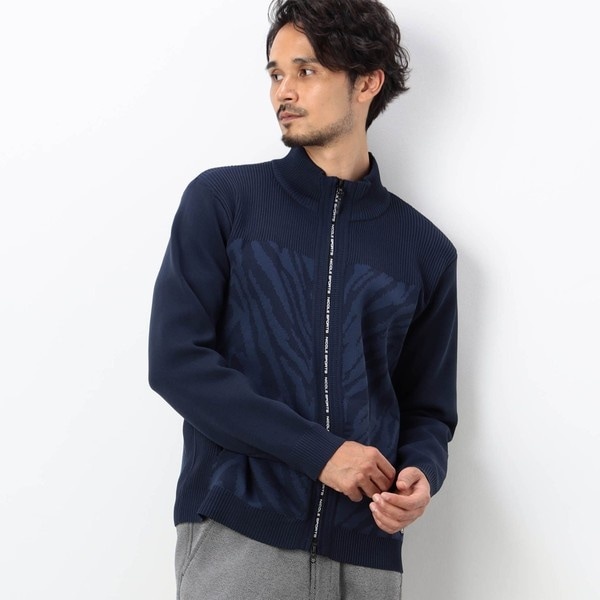 ニコルクラブフォーメン（NICOLE CLUB FOR MEN）/【NICOLE SPORTS】アラカルト ニットブルゾン