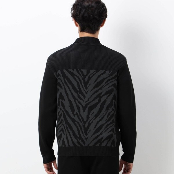 ニコルクラブフォーメン（NICOLE CLUB FOR MEN）/【NICOLE SPORTS】アラカルト ニットブルゾン