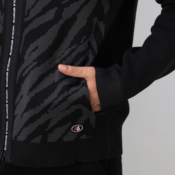 ニコルクラブフォーメン（NICOLE CLUB FOR MEN）/【NICOLE SPORTS】アラカルト ニットブルゾン