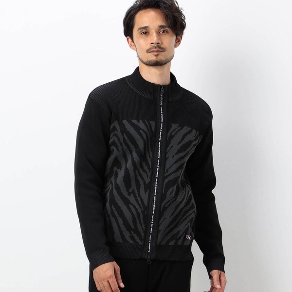 ニコルクラブフォーメン（NICOLE CLUB FOR MEN）/【NICOLE SPORTS】アラカルト ニットブルゾン