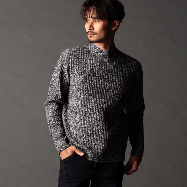 ニコルクラブフォーメン（NICOLE CLUB FOR MEN）/リンクスバスケットモックネックニット