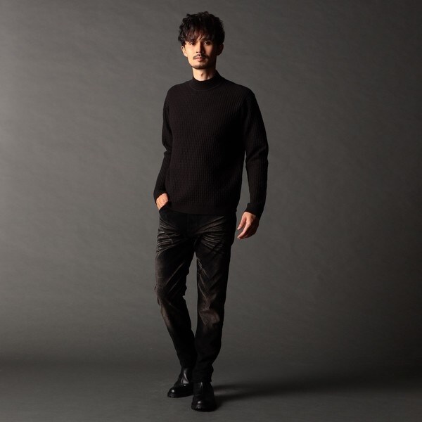 ニコルクラブフォーメン（NICOLE CLUB FOR MEN）/リンクスバスケットモックネックニット