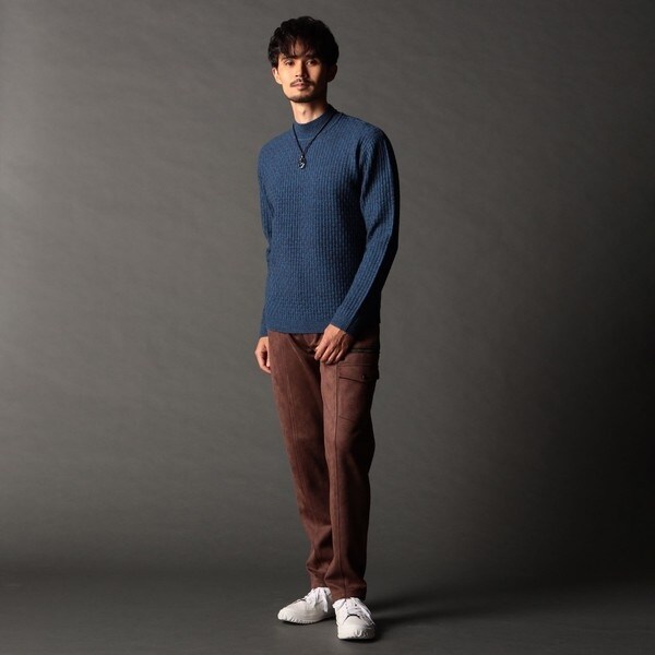 ニコルクラブフォーメン（NICOLE CLUB FOR MEN）/リンクスバスケットモックネックニット