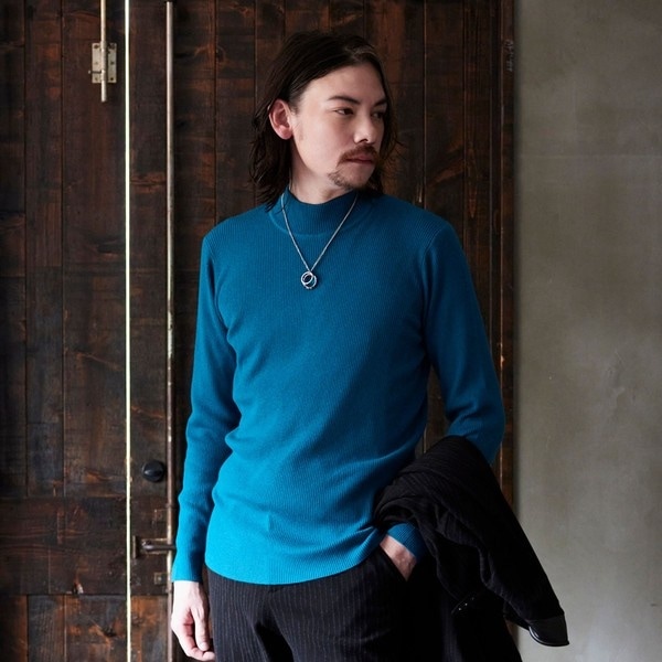 ニコルクラブフォーメン（NICOLE CLUB FOR MEN）/12G リブハイネックニット