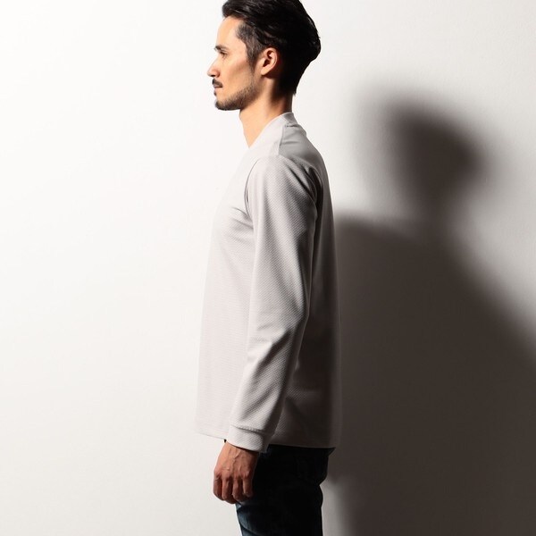 ニコルクラブフォーメン（NICOLE CLUB FOR MEN）/【RIELABO】ジャカードハイテンション Vネックプルオーバー_7