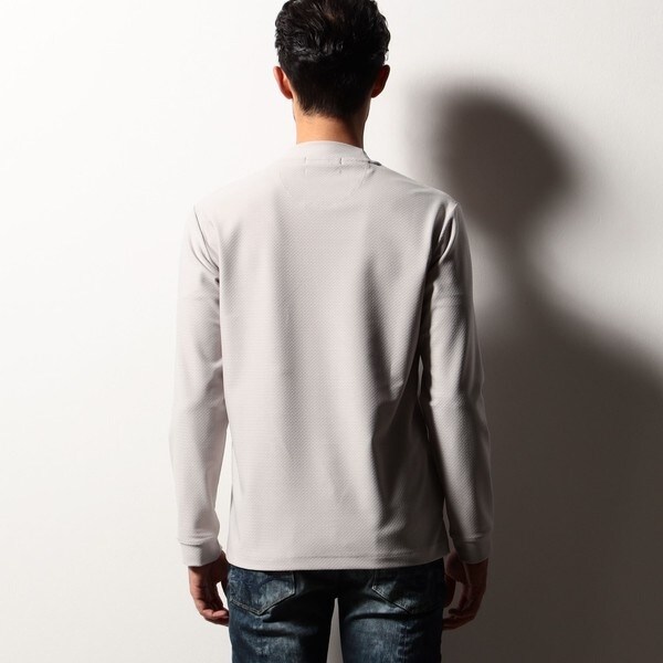 ニコルクラブフォーメン（NICOLE CLUB FOR MEN）/【RIELABO】ジャカードハイテンション Vネックプルオーバー_8